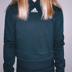 adidas cropped sweatshirt